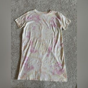 Old Navy Pastel Tie-Dye T-shirt Dress